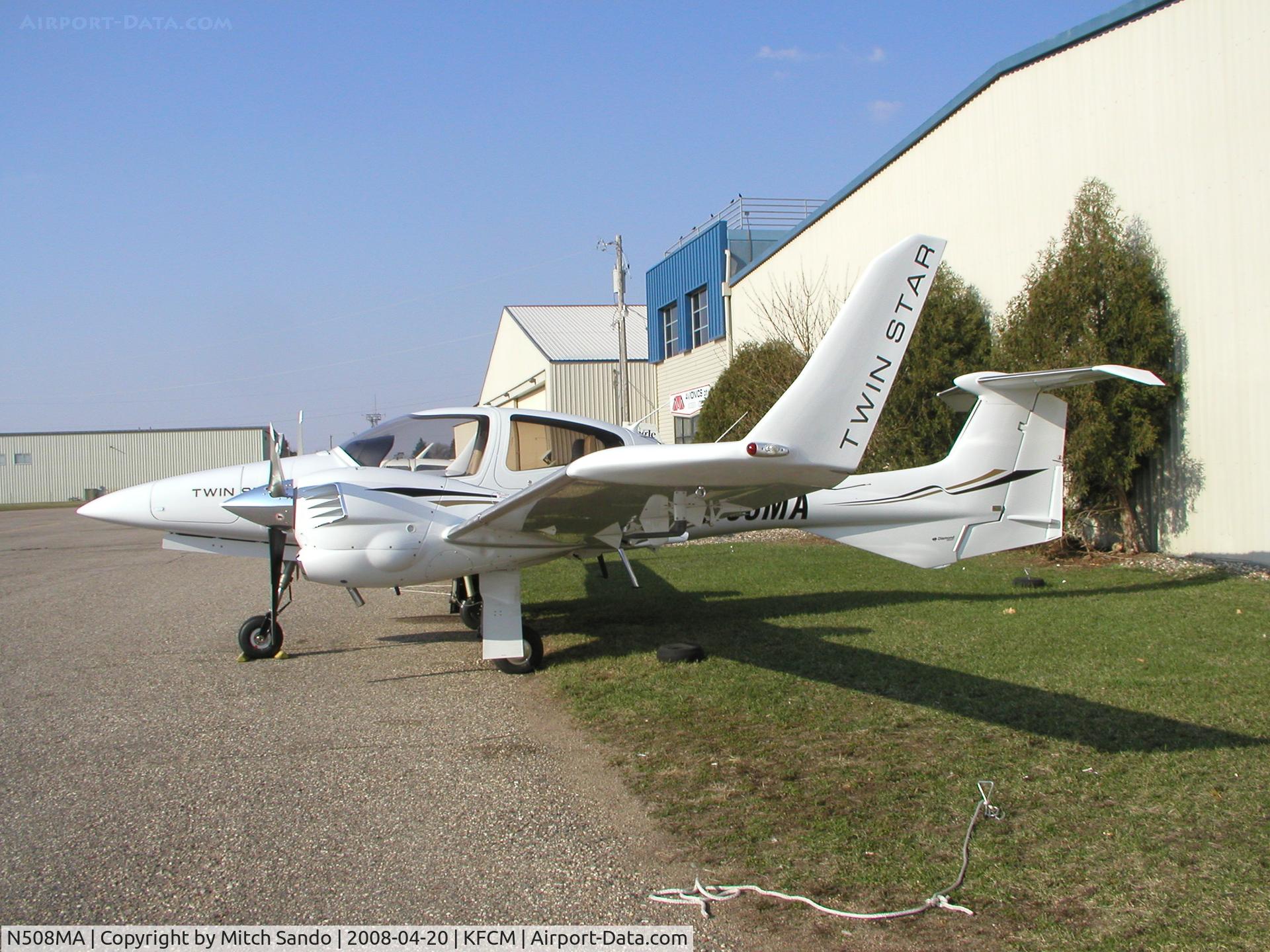 N508MA, 2008 Diamond DA-42 Twin Star C/N 42.AC117, Parked on the ramp at Modern Aero.