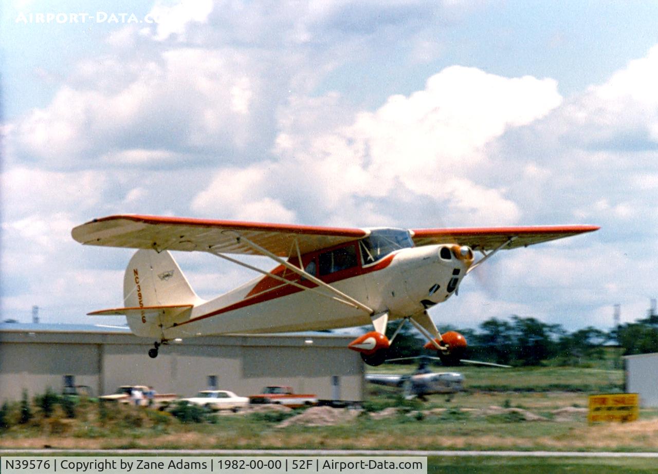 N39576, 1942 Aeronca 65-CA Super Chief C/N C18482, At Aero Valley (Northwest Regional)