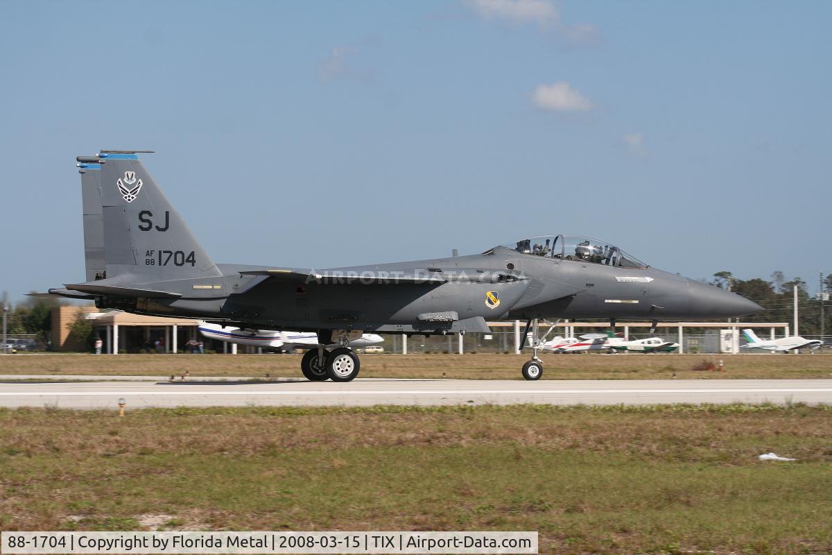 88-1704, 1988 McDonnell Douglas F-15E Strike Eagle C/N 1113/E088, F-15