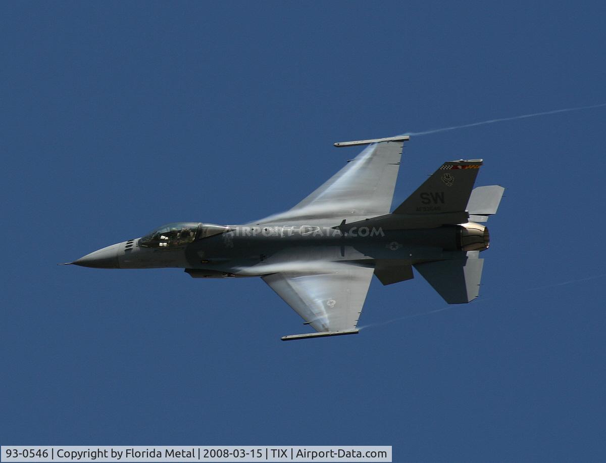 93-0546, 1993 Lockheed F-16C Fighting Falcon C/N CC-181, F-16C