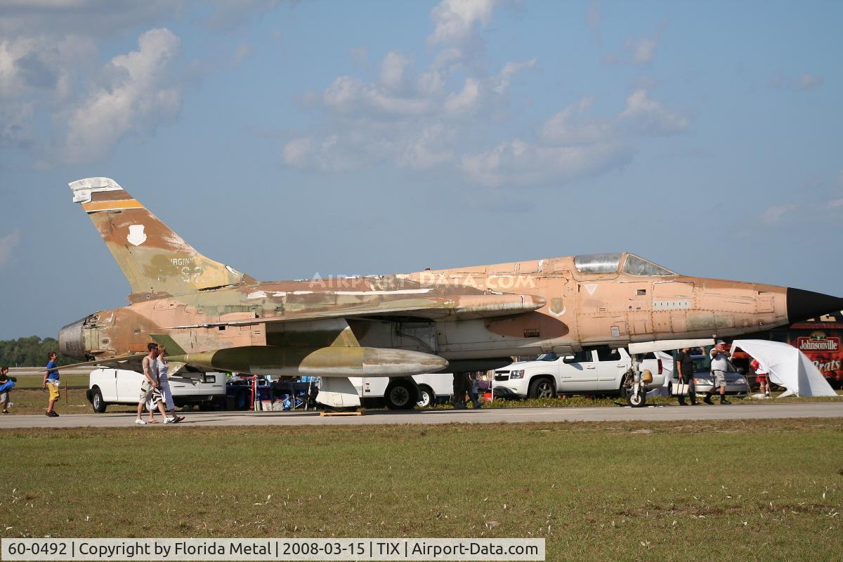 60-0492, 1960 Republic F-105D Thunderchief C/N D180, F-105D Thunderchief