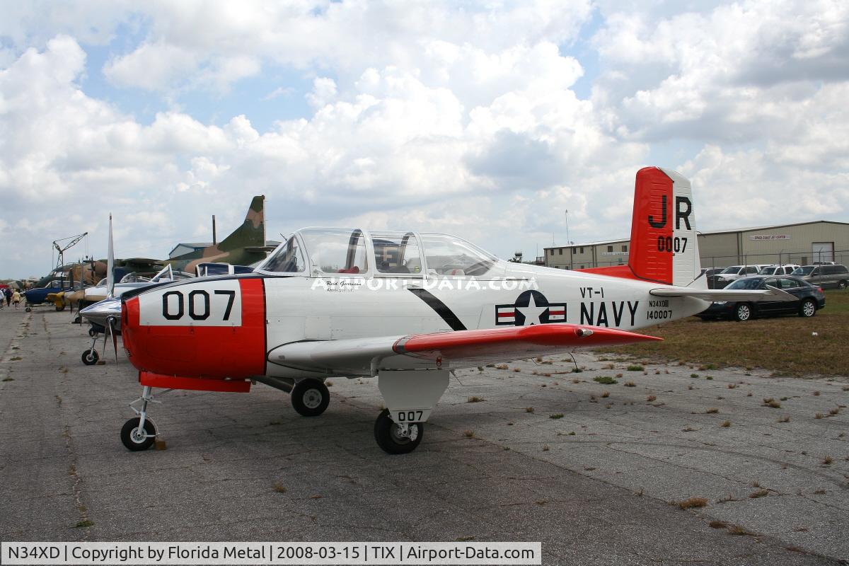 N34XD, 1952 Beech T-34A (A45) Mentor C/N G-25, T-34