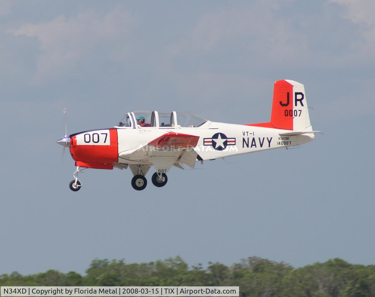 N34XD, 1952 Beech T-34A (A45) Mentor C/N G-25, T-34