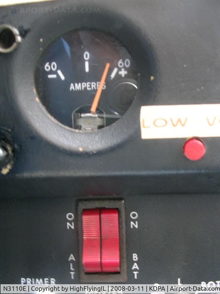 N3110E, 1978 Cessna 172N C/N 17271443, While Flying I discovered this...small problem...