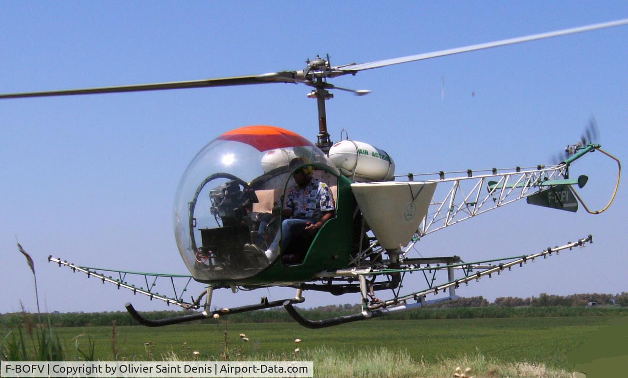 F-BOFV, Agusta AB-47G-2 C/N 169, In Camargue (France)