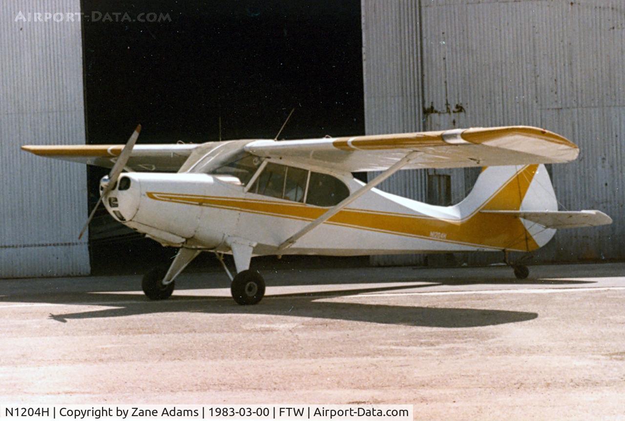 N1204H, 1948 Aeronca 15AC Sedan C/N 15AC-216, At Meacham Field