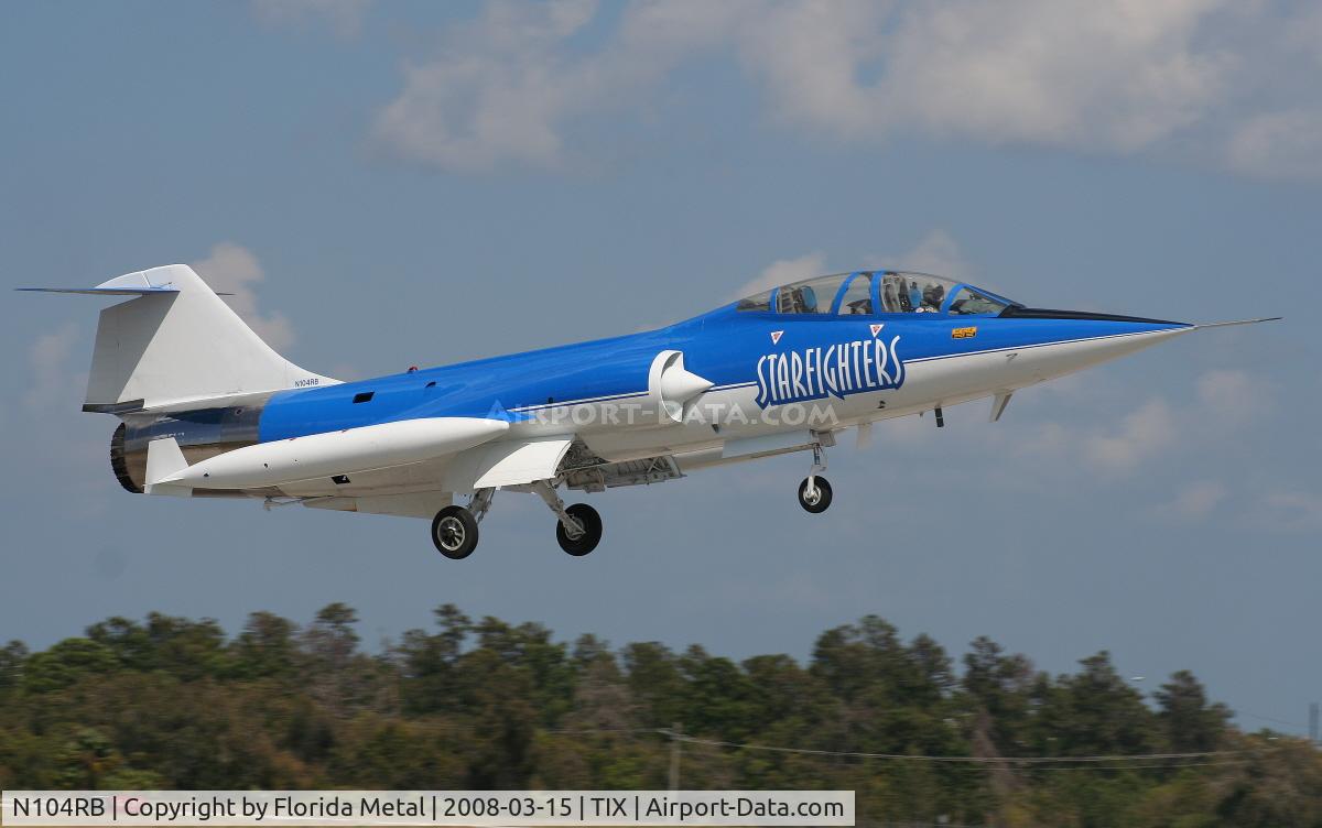 N104RB, 1962 Lockheed CF-104D Starfighter C/N 583A-5302, F-104