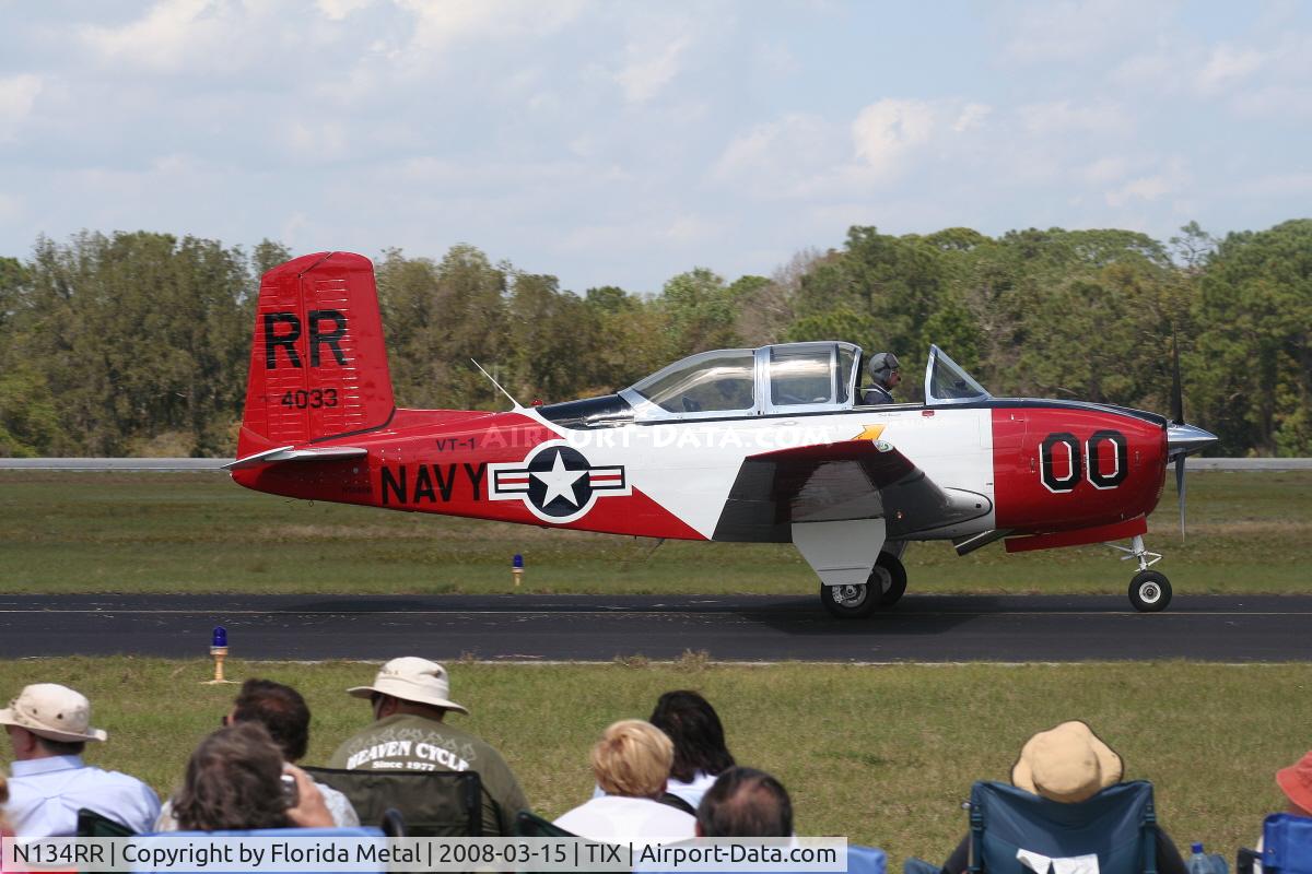 N134RR, 1957 Beech D-45 (T-34B) Mentor C/N BG-340, T-34 Mentor