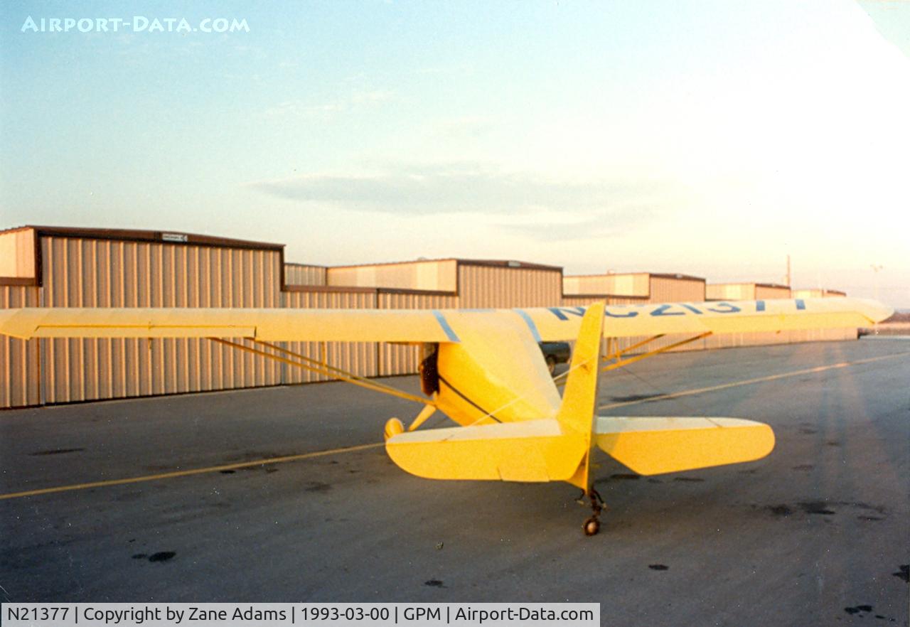N21377, 1938 Aeronca 65-C C/N C-1948, At Grand Prairie Municipal