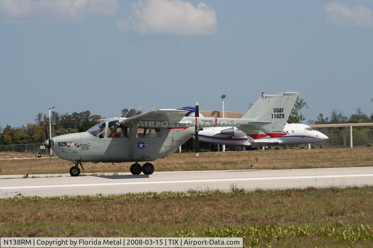 N138RM, 1969 Cessna M337B (O-2A) Super Skymaster C/N 337M-0305 (68-11029), Brought back with one engine for a safe landing