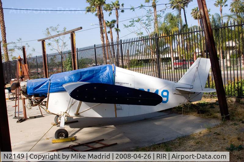 N2149, 1978 Hoops SP-1 C/N 1, On ground at Flabob