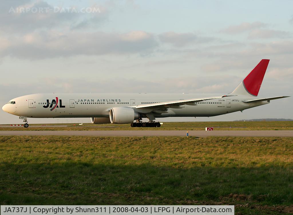 JA737J, 2007 Boeing 777-346/ER C/N 36126, My first long B777 from Japan Airlines :-)