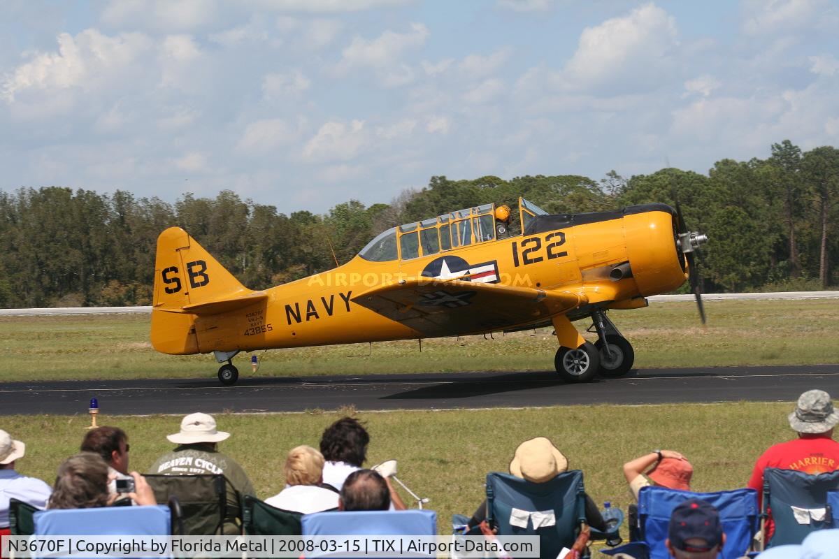 N3670F, North American SNJ-5 Texan Texan C/N 43855, SNJ-5