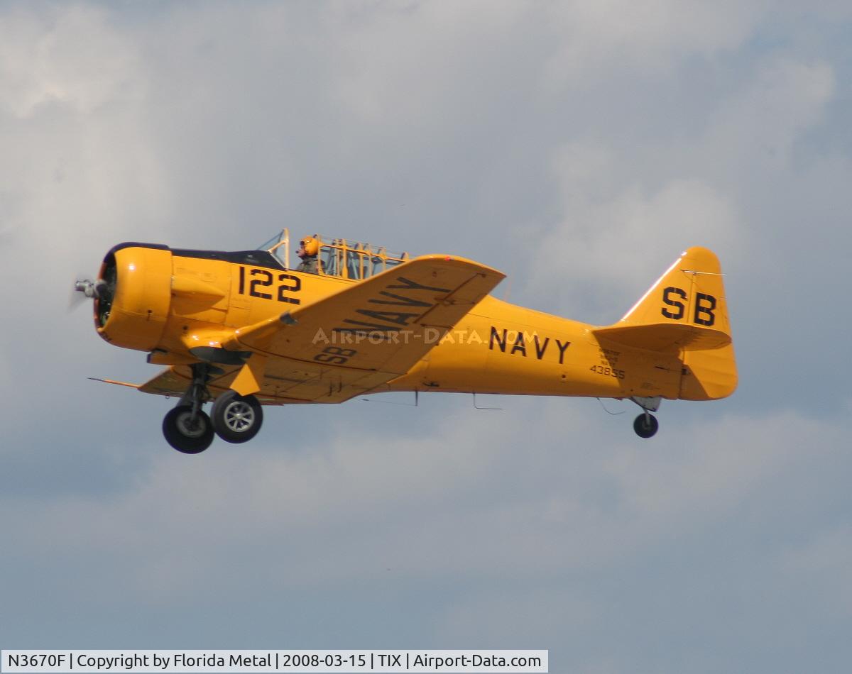 N3670F, North American SNJ-5 Texan Texan C/N 43855, SNJ-5