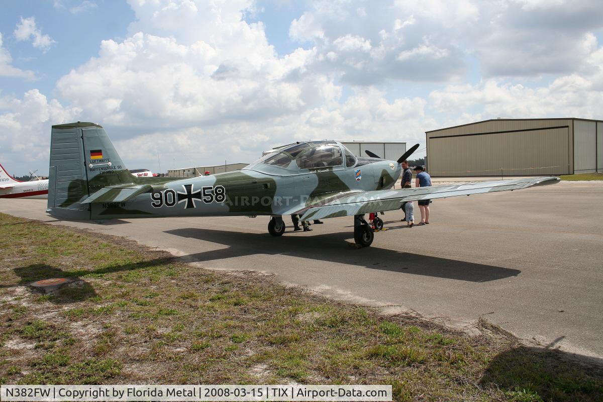 N382FW, 1962 Focke-Wulf FWP-149D C/N 075, FW149