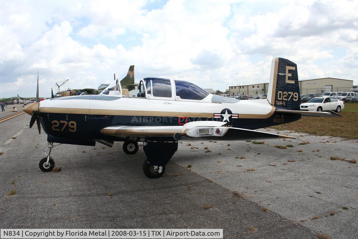 N834, 1952 Beech (CCF) T-34A Mentor (A45) C/N G-62, T-34 Mentor