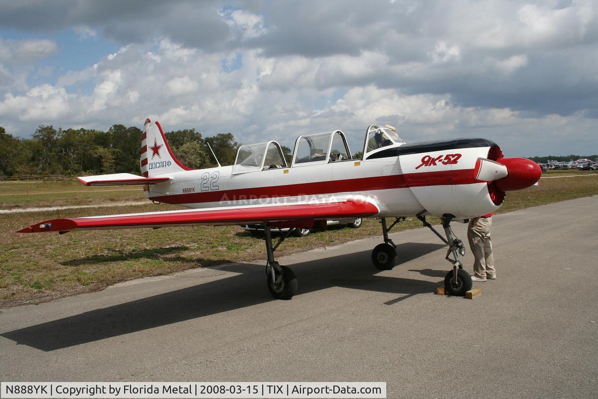 N888YK, 1995 Yakovlev Yak-52 C/N 9511903, Yak-52