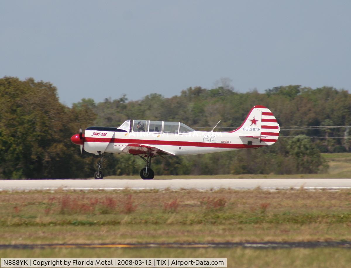 N888YK, 1995 Yakovlev Yak-52 C/N 9511903, Yak-52