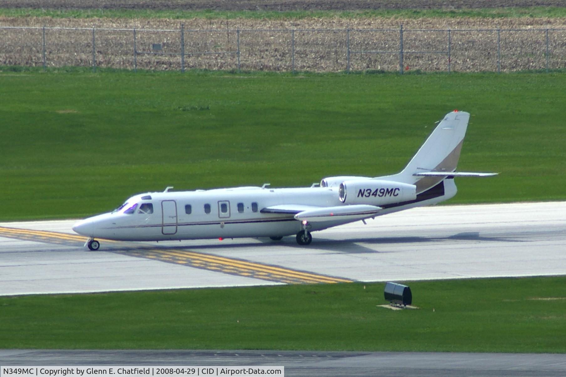 N349MC, 1977 Israel Aircraft Industries 1124 C/N 224, Back taxiing to Alpha 4 after landing Runway 27