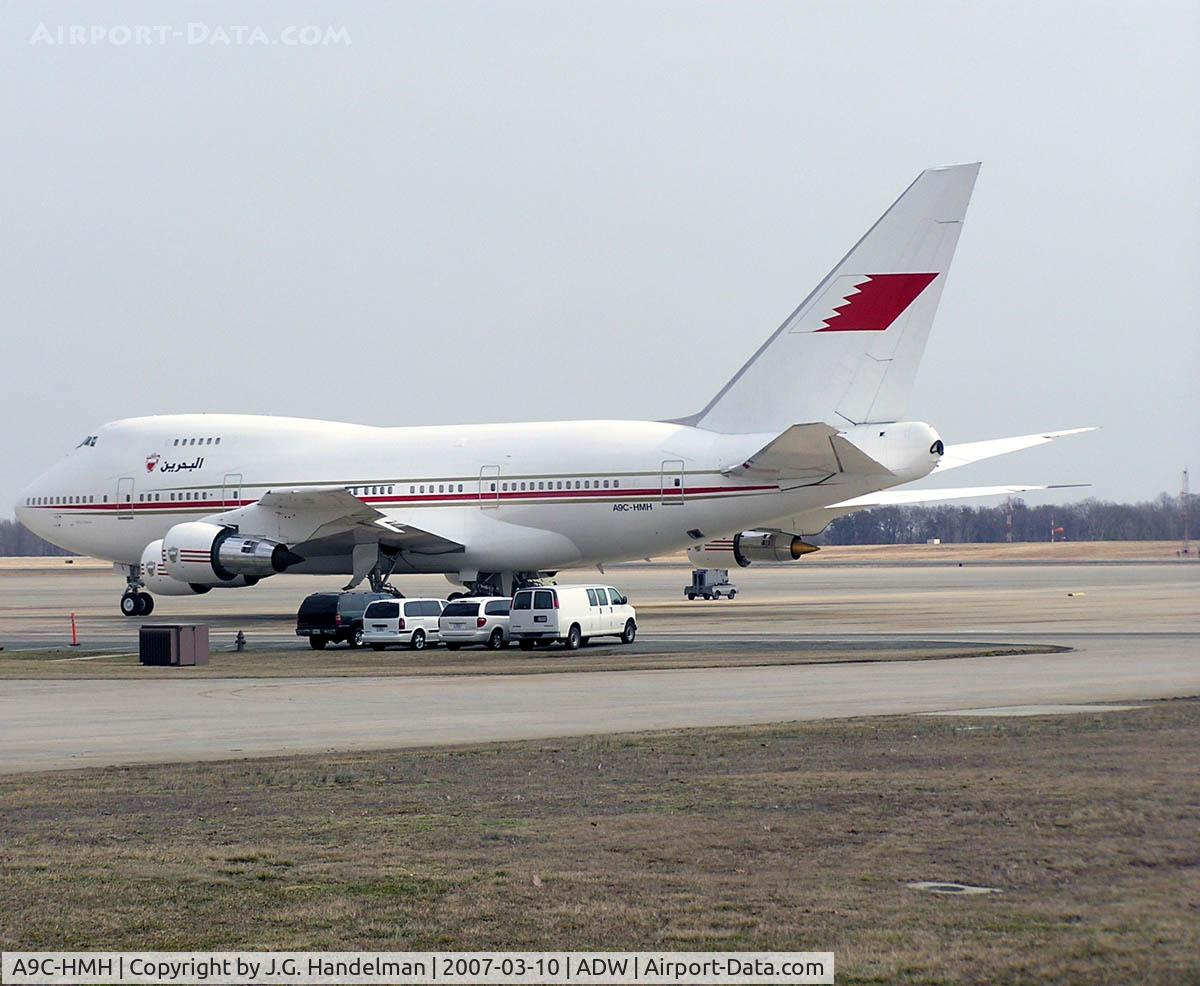 A9C-HMH, 1979 Boeing 747SP-21 C/N 21649, at ADW
