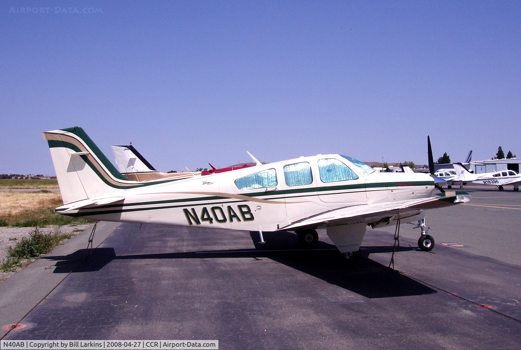 N40AB, 1983 Beech F33A Bonanza C/N CE-1020, In for BPPP