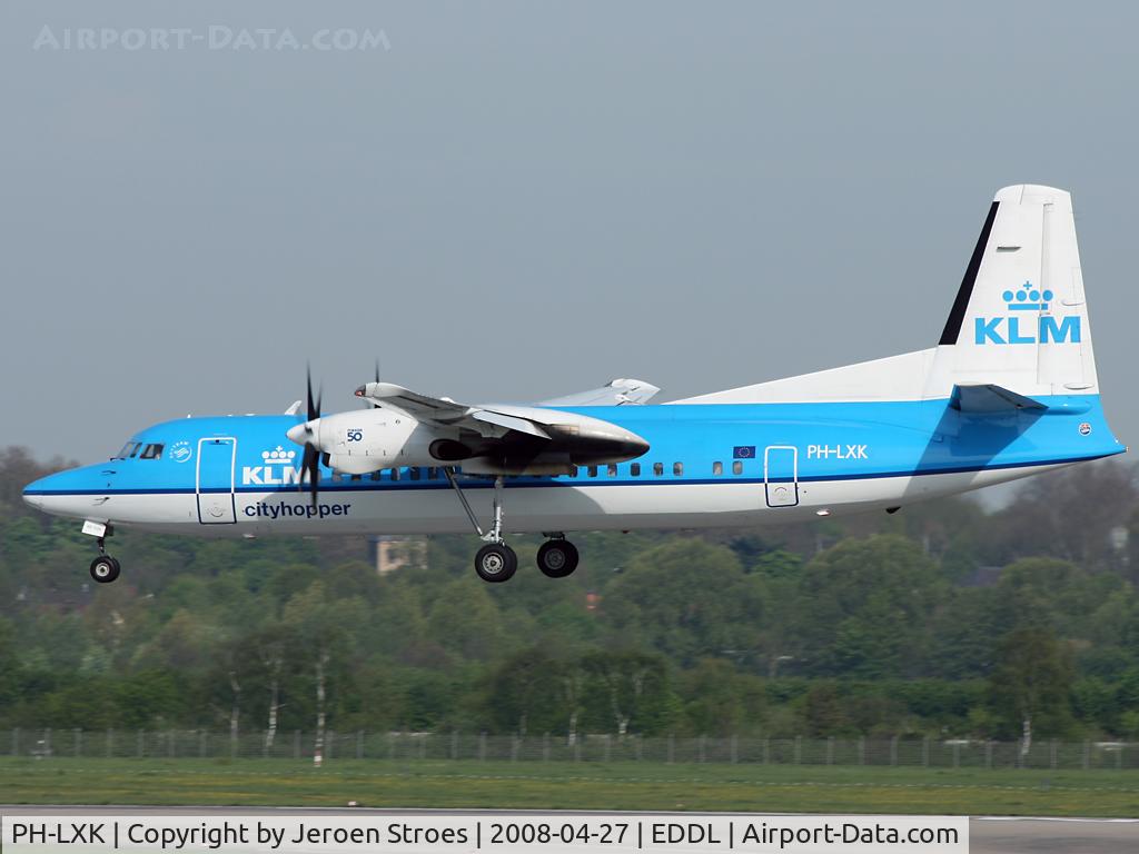 PH-LXK, 1993 Fokker 50 C/N 20271, .