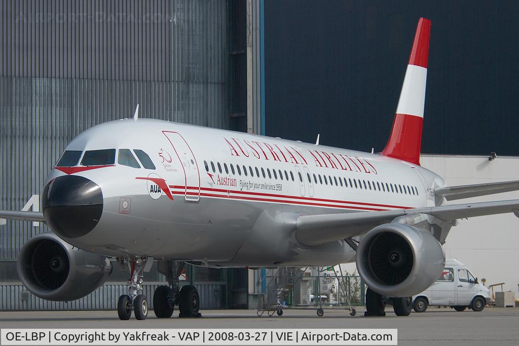 OE-LBP, 1998 Airbus A320-214 C/N 797, Austrian Airlines Airbus 320 in retro colors