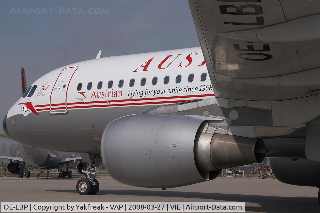 OE-LBP, 1998 Airbus A320-214 C/N 797, Austrian Airlines Airbus 320 in retro colors