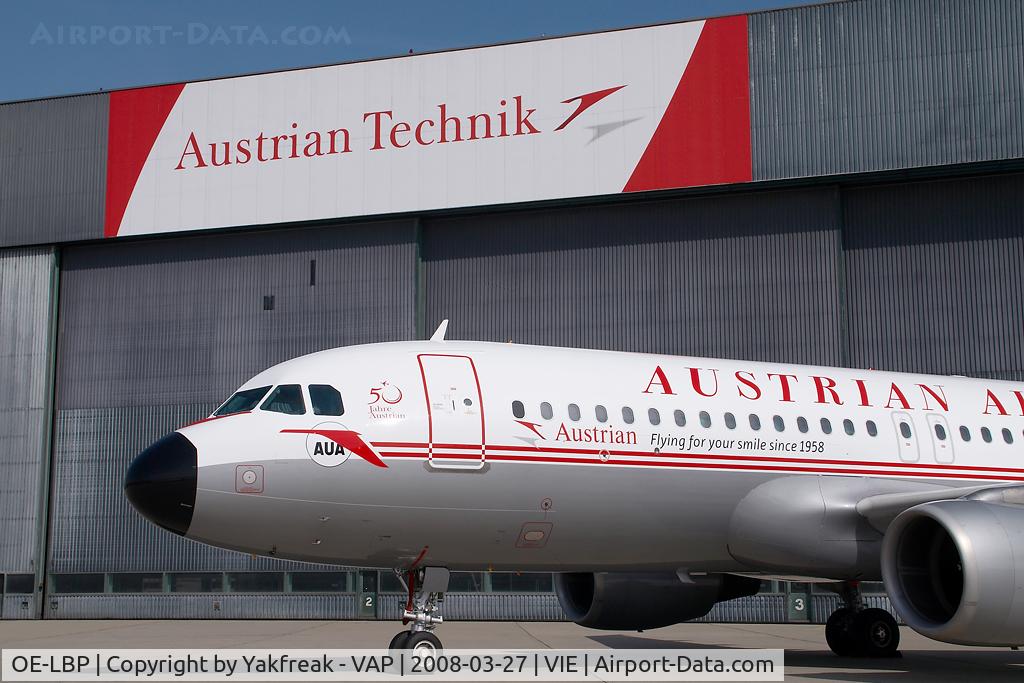 OE-LBP, 1998 Airbus A320-214 C/N 797, Austrian Airlines Airbus 320 in retro colors