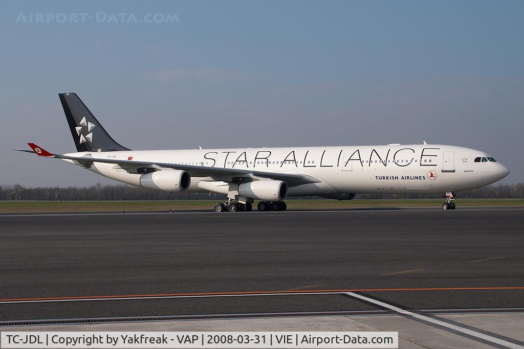 TC-JDL, 1994 Airbus A340-311 C/N 057, Turkish Airlines Airbus 340-300 in Star Alliance colors