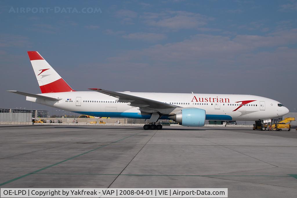 OE-LPD, 2006 Boeing 777-2Z9/ER C/N 35960, Austrian Airliens Boeing 777-200