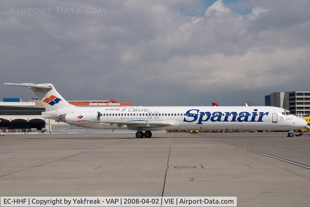 EC-HHF, 1988 McDonnell Douglas MD-82 (DC-9-82) C/N 49509, Spanair MD80