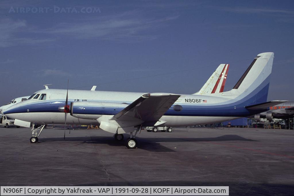 N906F, 1981 Grumman G-159 Gulfstream 1 C/N 146, FB Air Gulfstream 1