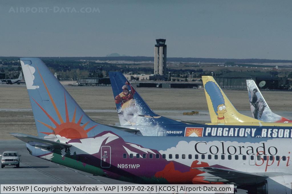 N951WP, 1985 Boeing 737-3B7 C/N 22951, Western Pacific Boeing 737-300
