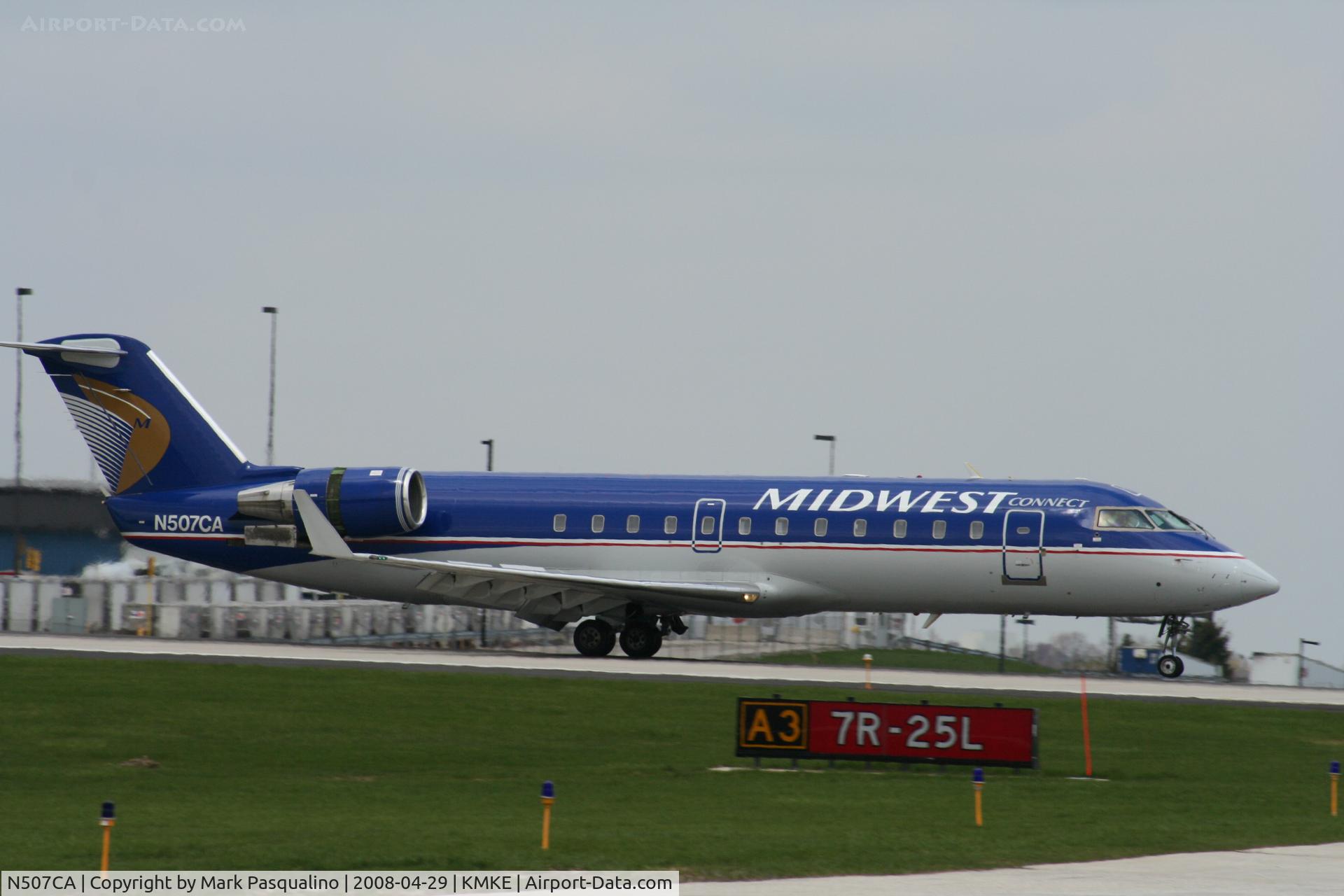 N507CA, 2003 Bombardier CRJ-200ER (CL-600-2B19) C/N 7796, CL-600-2B19