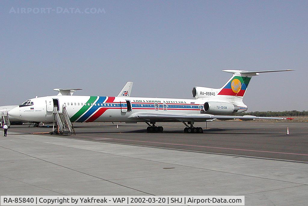 RA-85840, 1998 Tupolev Tu-154M C/N 98A1011, Dagestan Airlines Tupolev 154