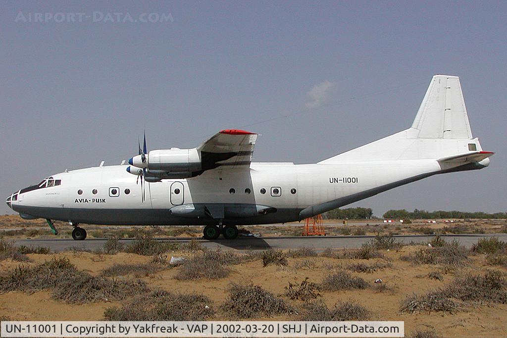 UN-11001, 1965 Antonov An-12 C/N 5343408, Avia Pusk Antonov 12