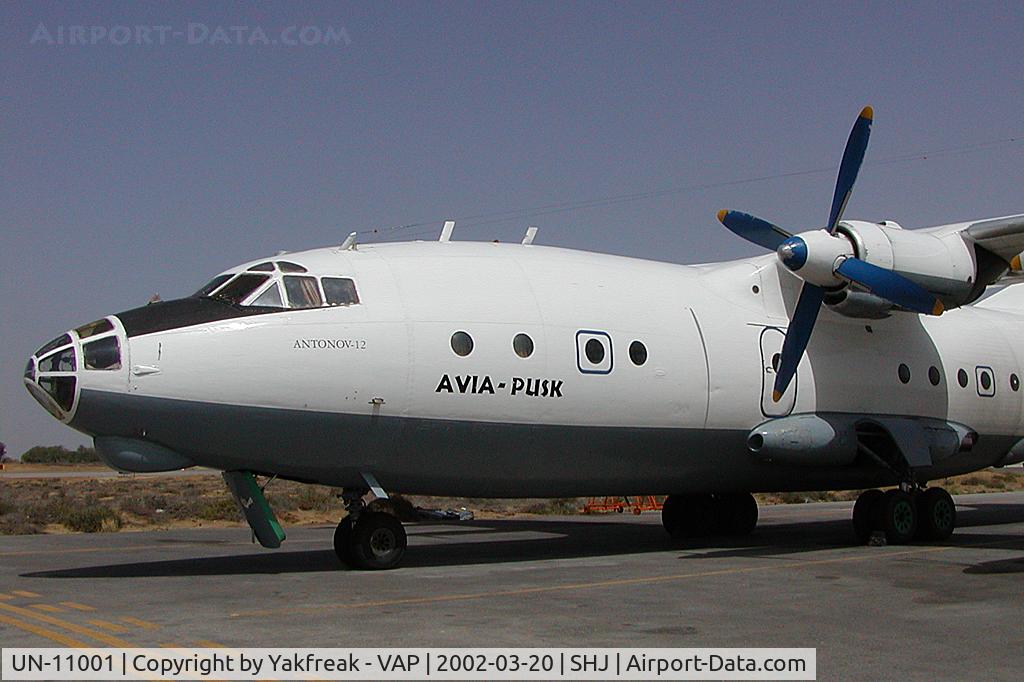 UN-11001, 1965 Antonov An-12 C/N 5343408, Avia Pusk Antonov 12