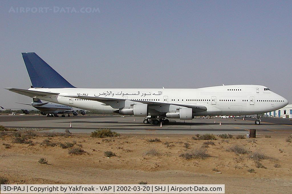 3D-PAJ, 1972 Boeing 747-246B C/N 20504, Gulf Falcon Boeing 747