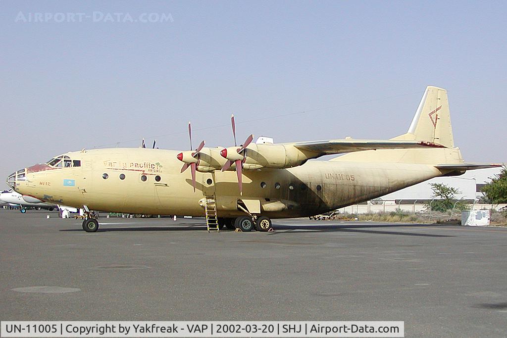 UN-11005, Antonov An-12BP C/N 5342802, Varty Pacific Antonov 12