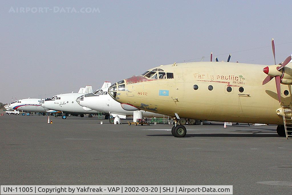 UN-11005, Antonov An-12BP C/N 5342802, Varty Pacific Antonov 12