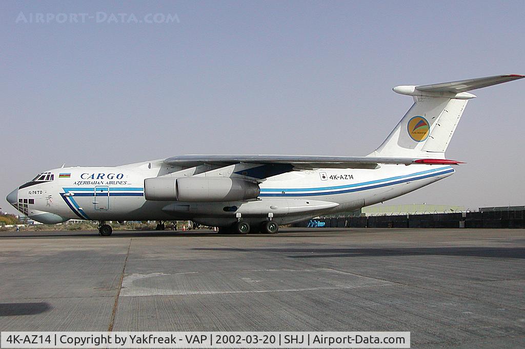 4K-AZ14, 2002 Ilyushin Il-76TD C/N 10232412389, Azerbaijan Airlines Iljuschin 76