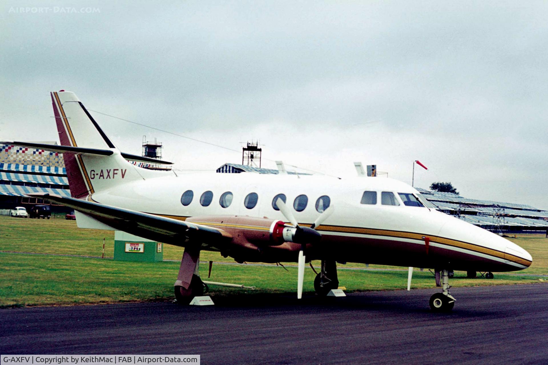 G-AXFV, 1969 Handley Page HP-137 Jetstream 200 C/N 211, Displayed at the SBAC Farnborough Show 1972
