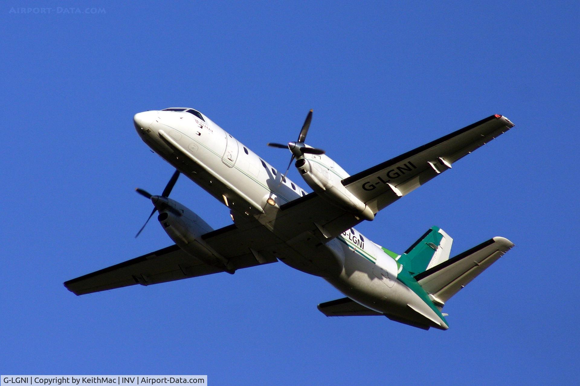 G-LGNI, 1989 Saab 340B C/N 340B-160, Loganair's G-LGNI on take off, Inverness,2006.