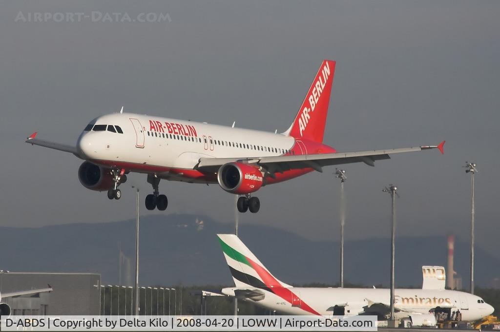 D-ABDS, 2007 Airbus A320-214 C/N 3289, AIR BERLIN  A320-214