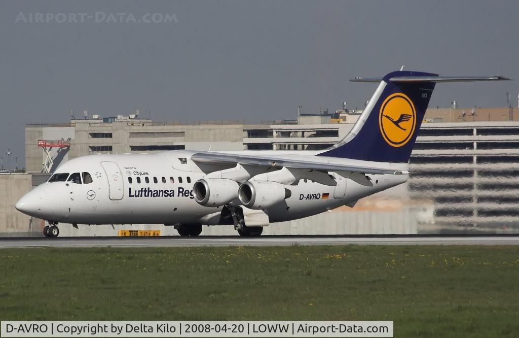 D-AVRO, 1994 British Aerospace Avro 146-RJ85 C/N E.2246, Lufthansa Regional