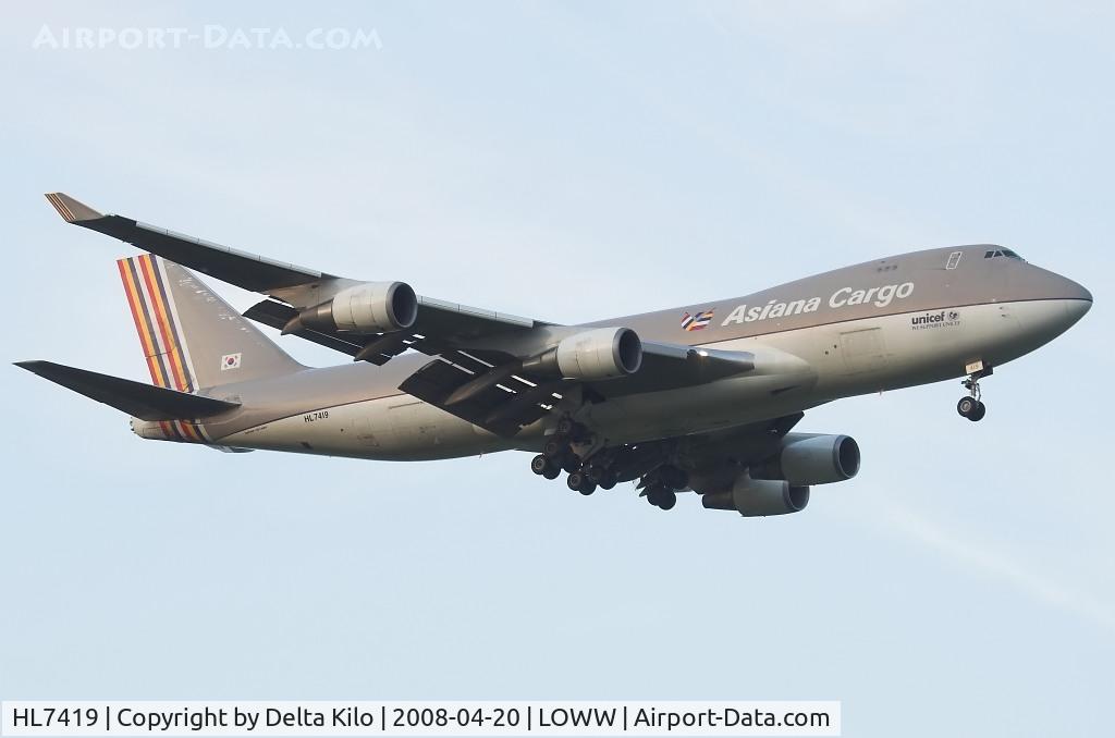 HL7419, 1994 Boeing 747-48EF (SCD) C/N 25781, Asiana Airlines Cargo