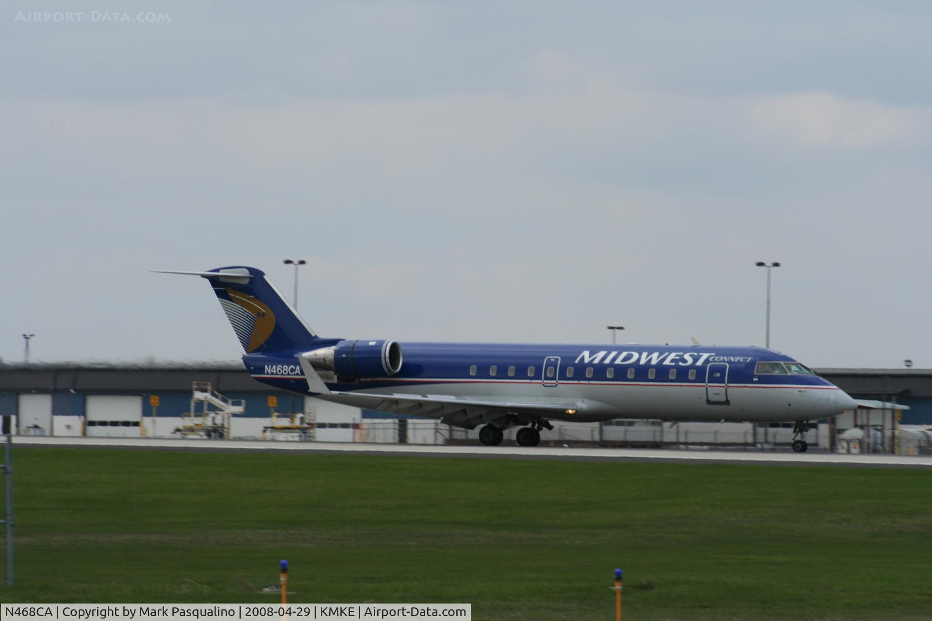 N468CA, 2002 Bombardier CRJ-200ER (CL-600-2B19) C/N 7649, CL-600-2B19