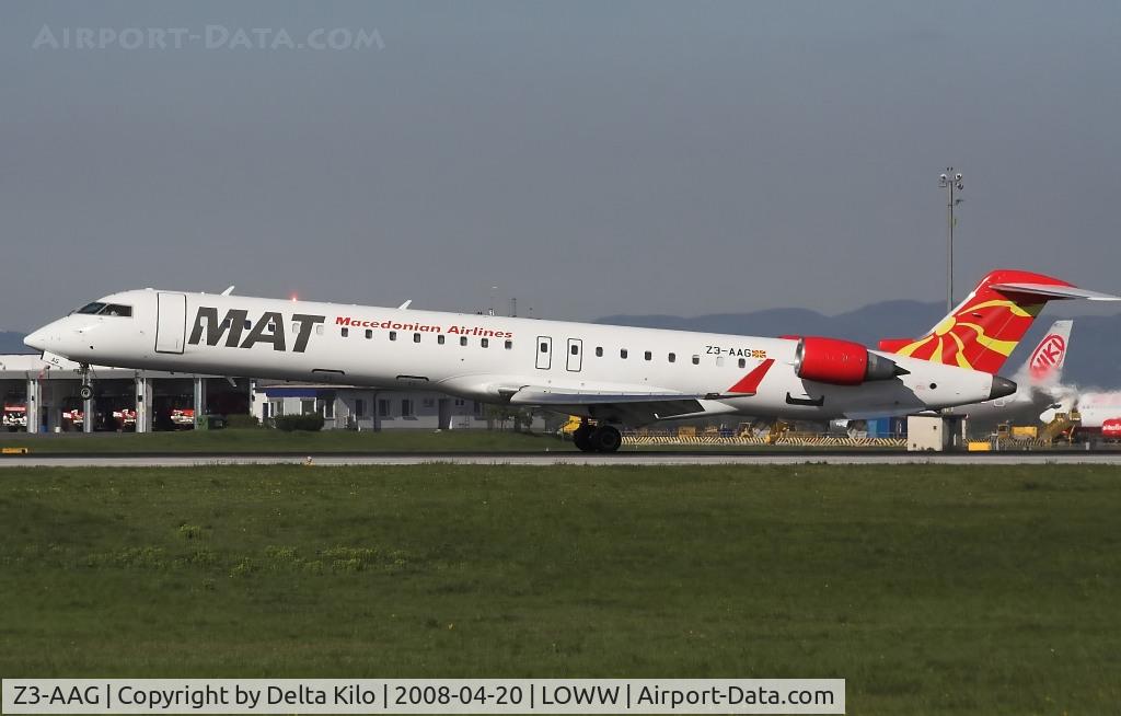 Z3-AAG, 2001 Bombardier CRJ-900LR (CL-600-2D24) C/N 15001, MACEDONIAN AIR