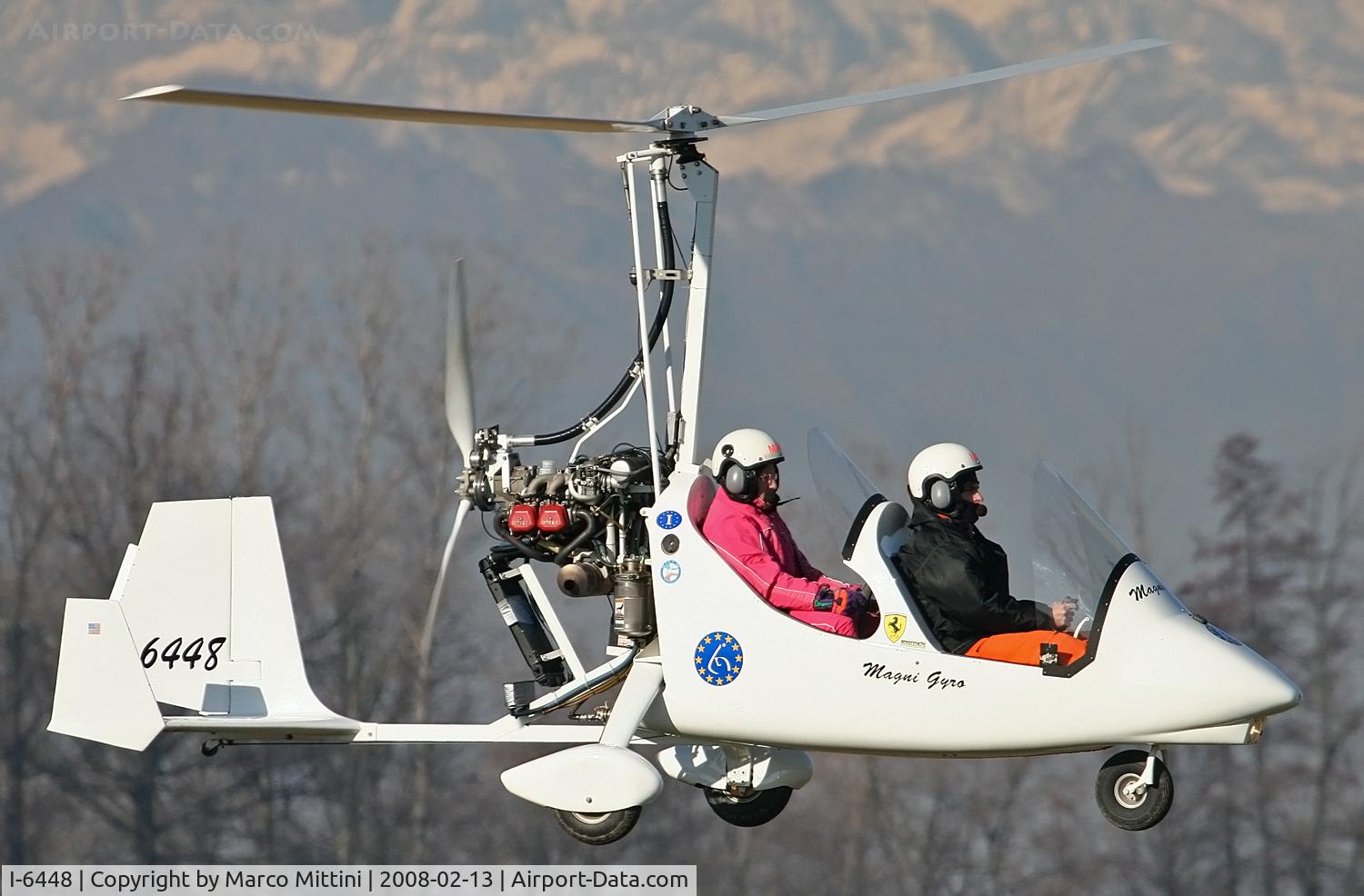I-6448, Magni Gyro M-16 Tandem Trainer C/N 16-08-5094, On Casaleggio airstripe